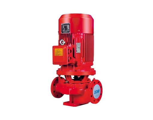品質  Diesel Engine Single Stage Fire Fighting Water Pump Set Vertical High Pressure 工場