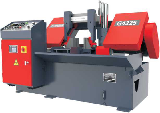 G4225 54m/Min 2200Wの油圧二重コラムの帯鋸機械