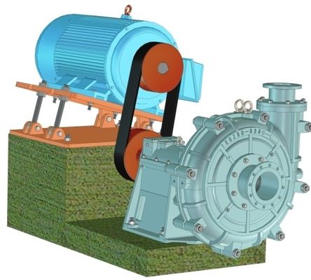 油圧1480r/Min 55kwの遠心スラリー ポンプ100ZBQ-315