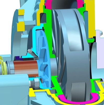 油圧1480r/Min 55kwの遠心スラリー ポンプ100ZBQ-315